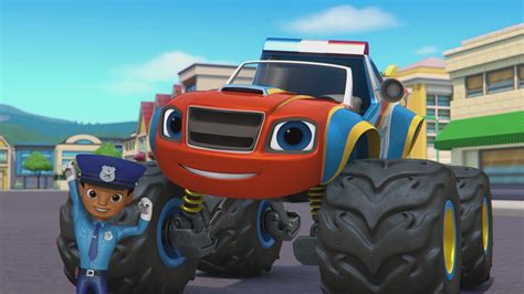 blaze and the monster machines officer blaze